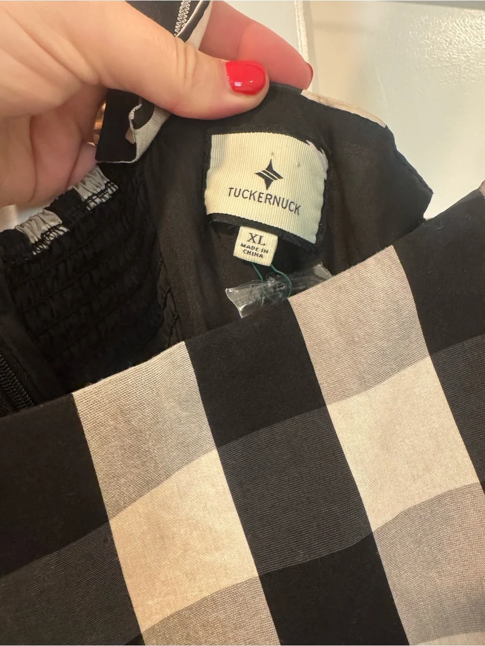 Tuckernuck Midnight Check Esme Dress - Picture 3 of 4